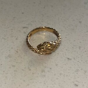 Mejuri 14K gold snake ring